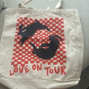 Harry Styles LOVE ON TOUR Canvas Tote